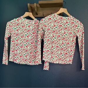 Cat & Jack Matching Long Sleeve Tops – Size L (10/12)